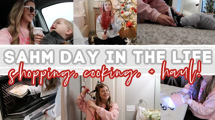 DAY IN THE LIFE OF A SAHM | CHRISTMAS DECOR HAUL |...