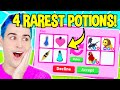 I Traded Away The 4 *RAREST POTIONS* In Adopt Me For THIS *MEGA PET*... Rich TRADE PROOFS (Roblox)