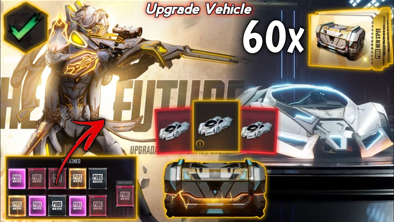 ULTIMATE! AWM & CAR 😀 WE GOT ||JUDGMENT OF LIGHT CRATE - 60 CRATE || PUBG: NEW STATE (ULTRA HD)🔥