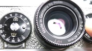 Rollei 35S Sonnar ローライ ゾナー 40mmF2.8 2.8/40 HFT  Limited Edition 月桂冠+ストラップ+ポーチ+取説