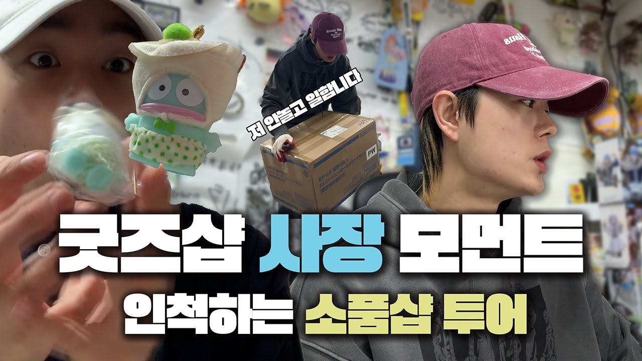 굿즈샵 사장 모먼트.. 보여주는 척하고 부평 소품샵 투어 (데이수나, 코코모리, 꾸믈, 서운동 뵈르) 