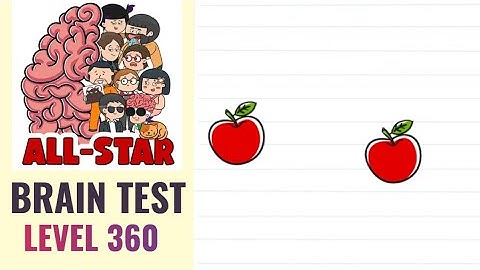 Brain Test All Star Level 360 | Catch 5 falling apples | Walkthrough
