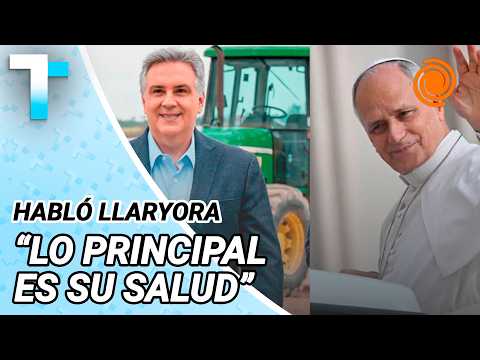 MARTÍN LLARYORA spoke about the POPE'S VISIT: "It WILL HAPPEN when he is WELL"