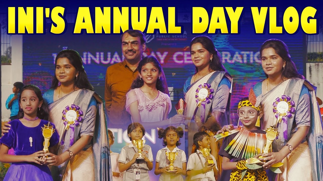 Ini's Annual Day Vlog💃 | School Celebration🥳 | Inis Galataas 