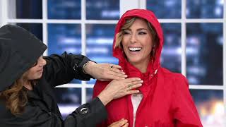 Susan Graver Water Resistant Zip-Front Jacket With Grommet Trim On Qvc