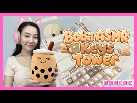 Boba Asmr Keys Tower! 🧋 - Roblox Indonesia