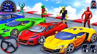 Superhero Car Mega Ramp 🚗🔥 | Impossible GT Car Stunts & Racing 3D | Android Gameplay | Aventro screenshot 5