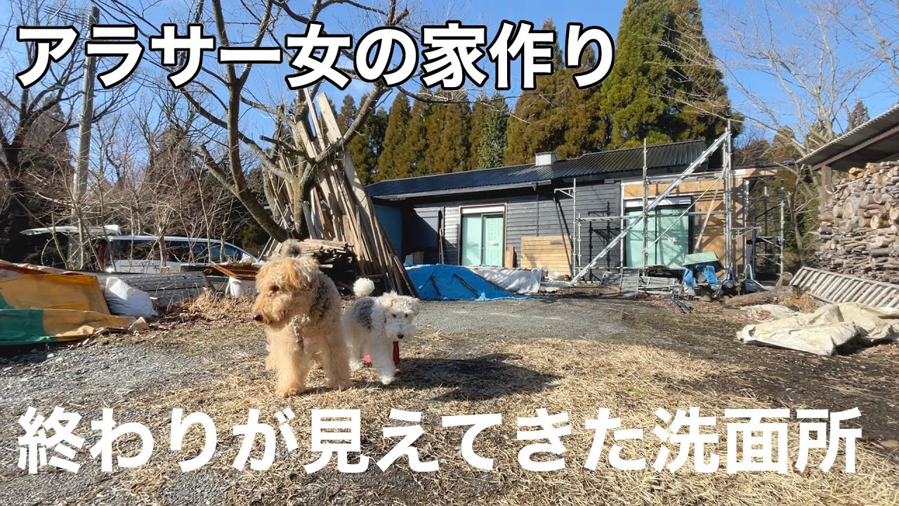 愛犬達と今年中に住むために！洗面所作りもいよいよ大詰め［中古住宅リフォーム］