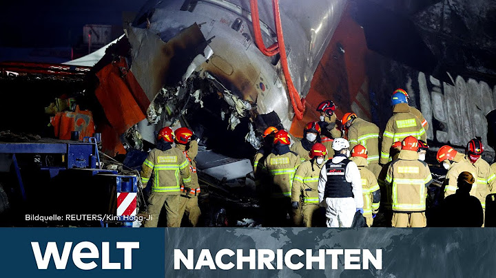 FLUGZEUG-CRASH IN SÜDKOREA: Einsatzkräfte vermuten Vogelschlag als Unglücksursache | WELT STREAM