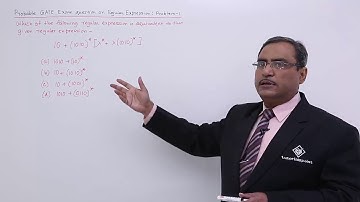 Regular Expression - GATE Exercise 1