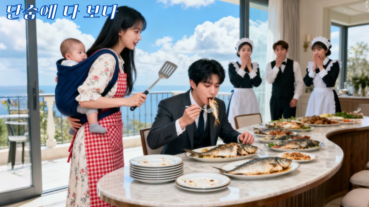 까다로운 CEO는 거의 아무것도 먹지 않았지만, 싱글맘의 생선 덕분에 100마리를 흡입했다! 빙산 녹으며 사랑 시작!