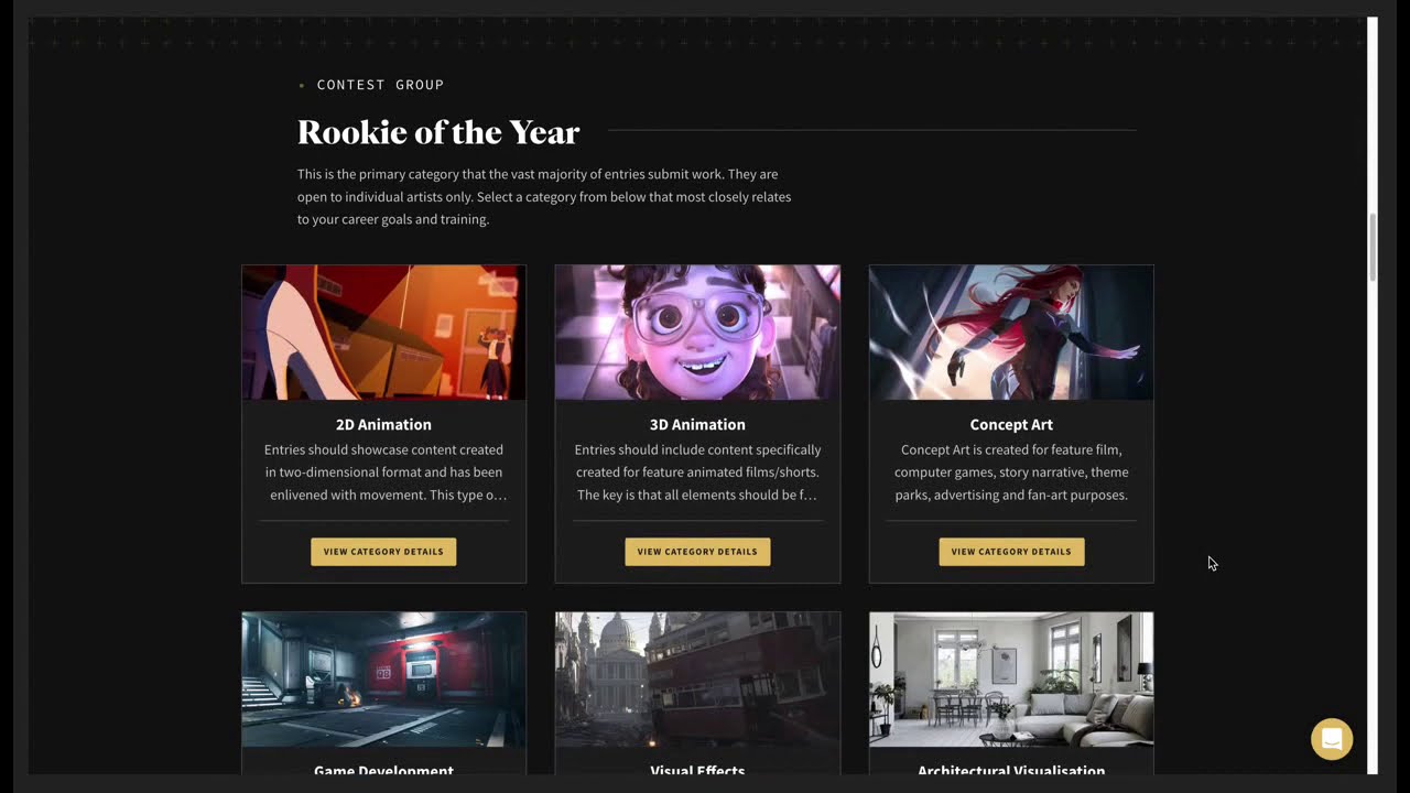 Creating A Rookie Awards Entry Page Youtube
