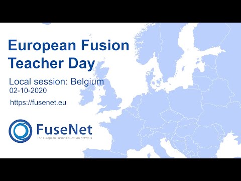 European Fusion Teacher Day - local session: Belgium