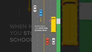 🇺🇸🇨🇦School Bus Safety: When Must You Stop Guide