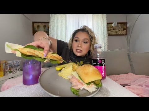 SANDWICH MUKBANG | WORLD’S NARROWEST SANDWICH - YouTube