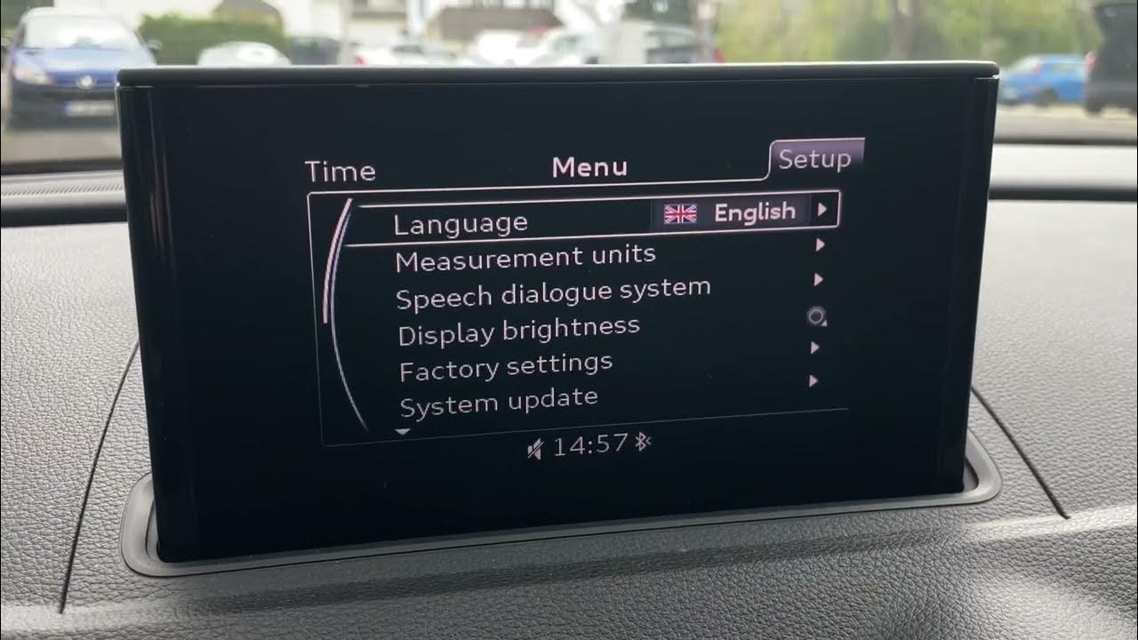 How to Reset MMI (clear settings and functions to factory settings