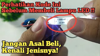 Cara Membaca Kode Di Lampu LED Strip | Perhatikan Kodenya Sebelum Beli Lampu LED!!