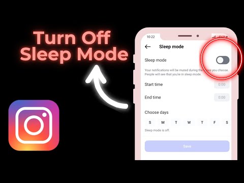 How to turn off sleep mode on Instagram without parental controls