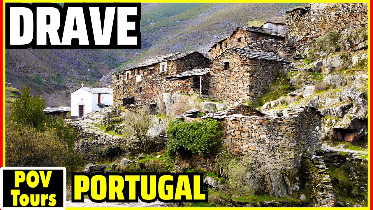 Заброшенная деревня Драве, самое отдаленное место Португалии