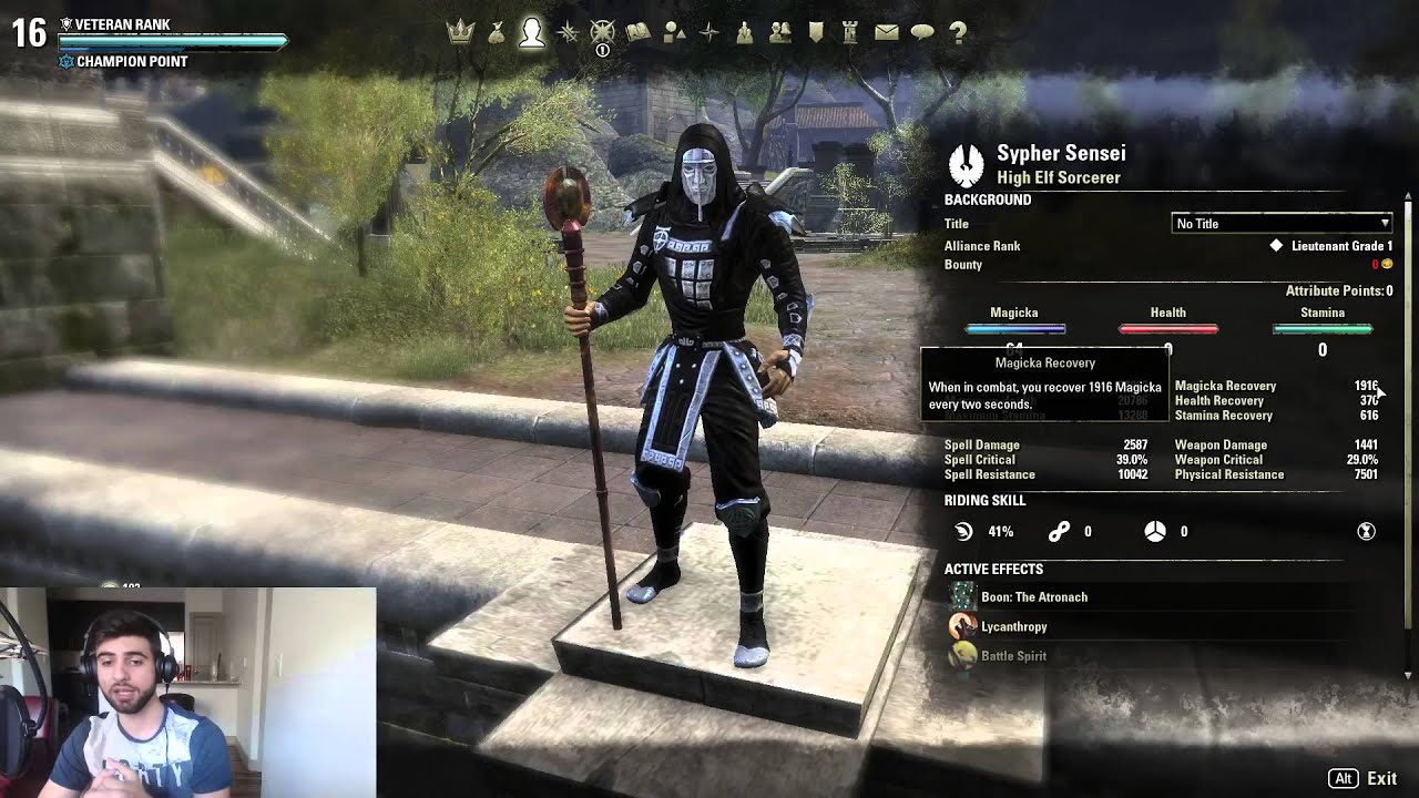 Elder Scrolls Online Build Sorcerer Elder Scrolls Online Build Sorcerer