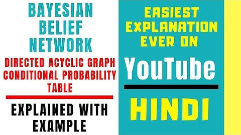 Bayesian Belief Network ll Directed Acyclic Graph and Conditional Probability Table Explained Hindi