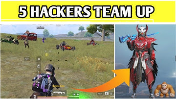😡5 PLAYERS TEAMUP 😱WITH HACKERS | SOLO CONQUEROR RANK PUSH BGMI 🔥|