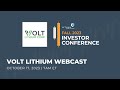 Volt lithium corp presentation  lytham partners fall 2023 investor conference
