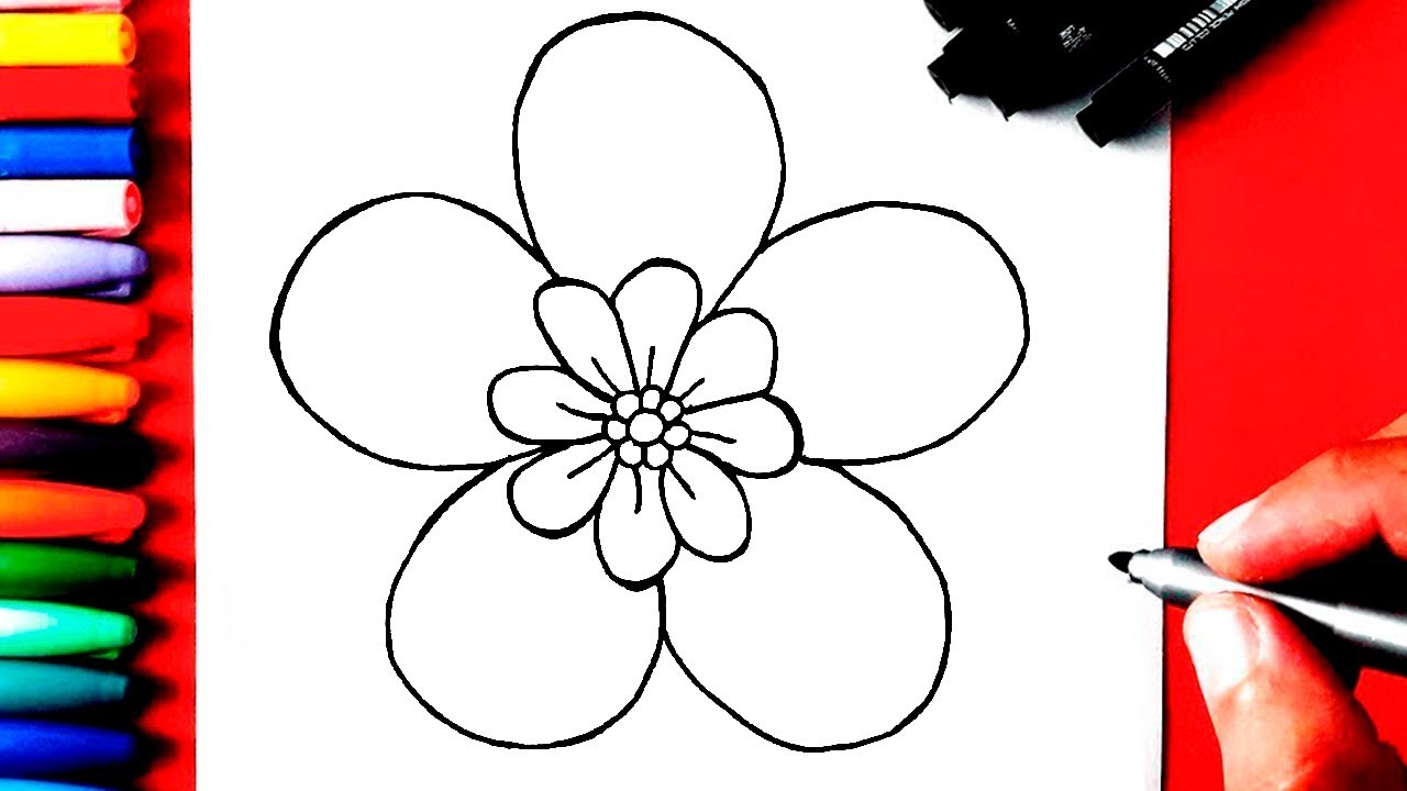  Qualquer pessoa pode desenhar flores: Tutorial de