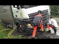 23.05.2022 - VN24 - LKW falsch abgebogen und festgefahren - einfacher Auftrag für Abschleppwagen