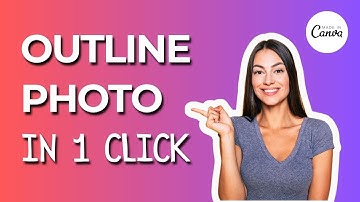 How to Add White Border to Photo | How to Outline Image in Canva (Easy)