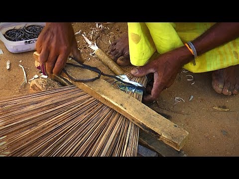 Making Your Own Homemade Outdoor Coconut Palms Garden Broom