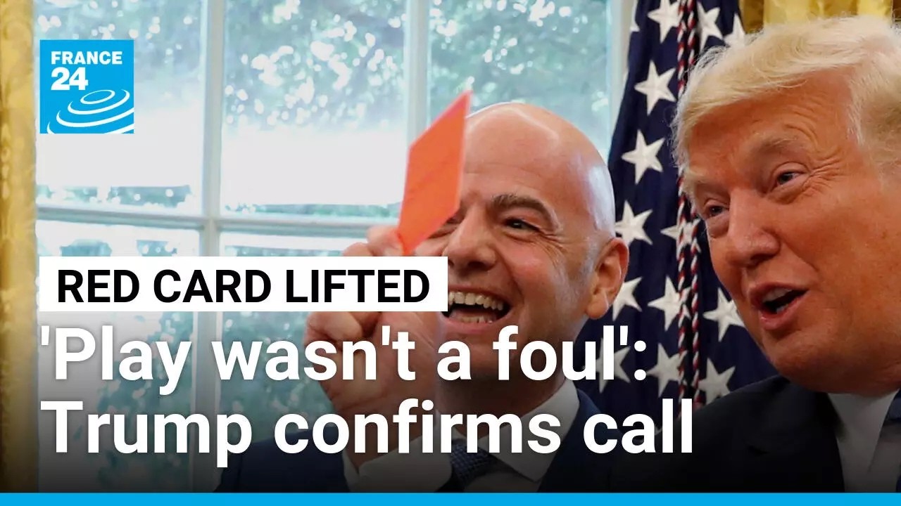 Trump confirms call at centre of red card controversy 'with massive political consequences'