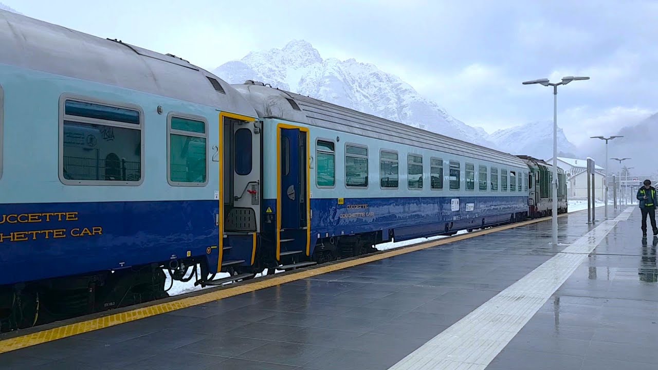 D445 + UIC-X Letti | VIAGGIO a BORDO | ESPRESSO CADORE 96100 | Vittorio Veneto - Calalzo P.C.C.