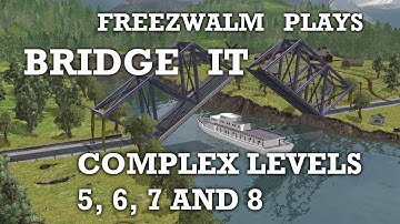 Bridge It: COMPLEX levels 5, 6, 7 and 8
