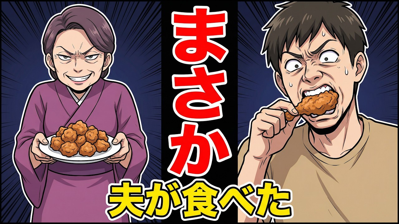 【漫画】義母が妊娠中の私に毒入り唐揚げ→夫「被害妄想ｗ」と笑うので食べさせた結果【スカッと】