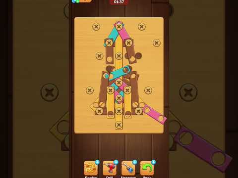 Screw Puzzle: Wood Nuts And Bolts Level 54