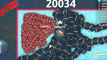 Snake Io Teleported To Eat My Own Score After Dying With 11000 Score 🐍 Epic Snake io Gameplay