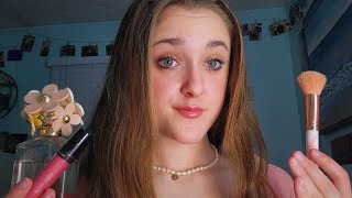 ASMR Sarah Cameron Does Your Makeup For A Pogue Party! 🌤 (OBX ROLEPLAY) screenshot 4