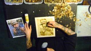 Seattle Hempfest 2011 - The Chronic Art of Cliff Maynard: Jack Herer, Bob Marley, Roach Paper Mosaic