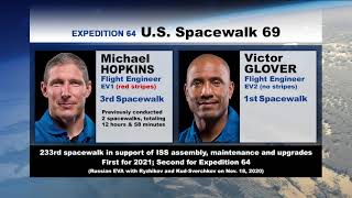 Expedition 64 U S  Spacewalks 69 and 70 Preview Briefing - January 22, 2021
