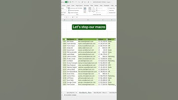 How to automate Excel tasks! #excel #spreadsheet #vbamacros
