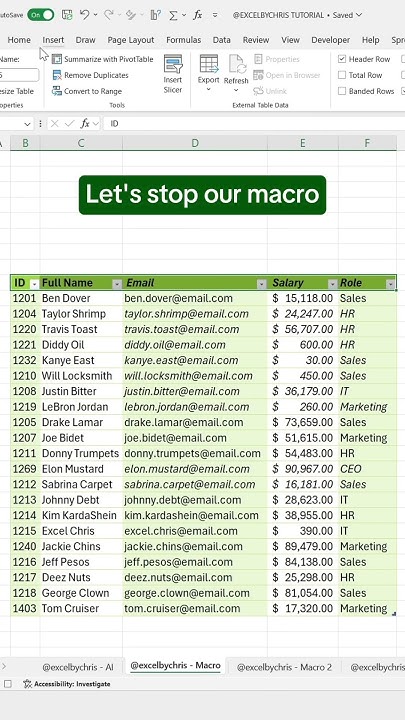 How to automate Excel tasks! #excel #spreadsheet #vbamacros - YouTube