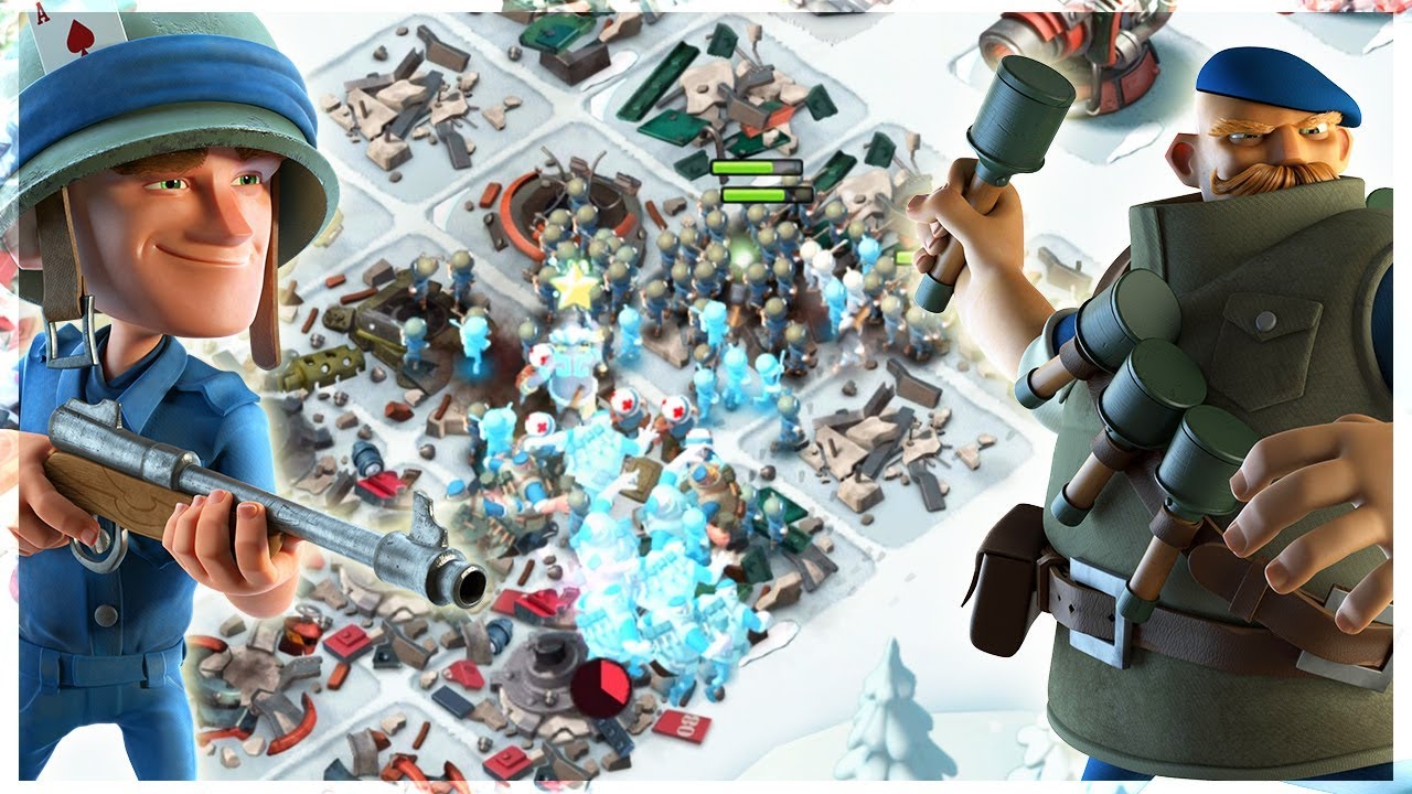 Boom Beach Grenadier and Riflemen Strategy!!