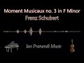 Moment Musicaux No 3 In F Minor Franz Schubert Piano Violin Moment Musicaux No 3 In F Minor Franz Schubert Piano Violin