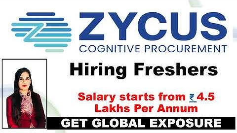 🔴Zycus Off Campus Placement For Freshers| Hiring Freshers | Product Analyst | Zycus Recruitment