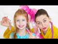 Kids Makeup Pretend Play Beauty Salon with Paints by Margo
