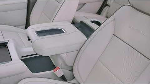 2021 GMC Yukon Power Sliding Console in action