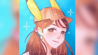 Procreate Jisoo X Pikachu