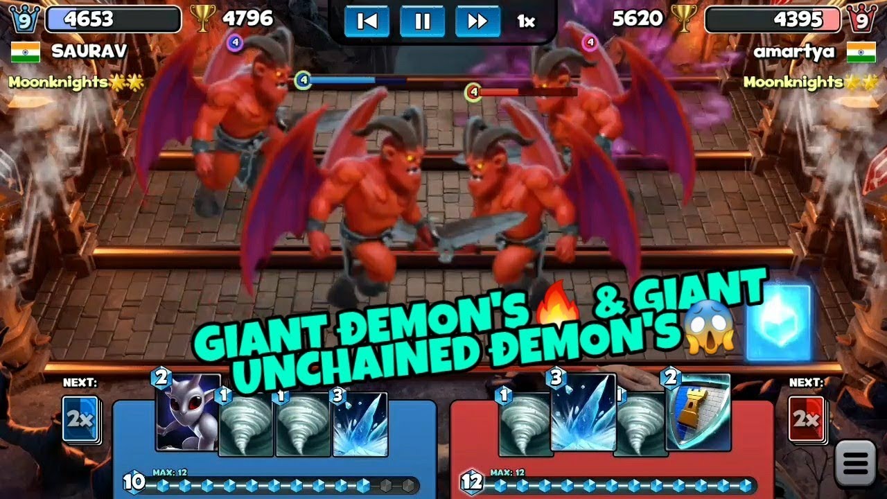 Giant Demons & Giant Unchained Demons in - Castle Crush