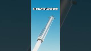 IFT-11 Booster landing burn! #ksp #spacexstarship #ift11